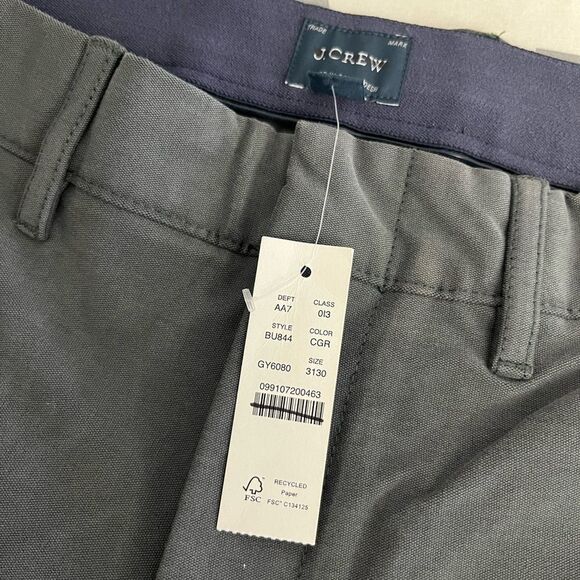 J.Crew 777 Straight-fit midweight tech pant NWT Size 31x30 - Picture 3 of 12